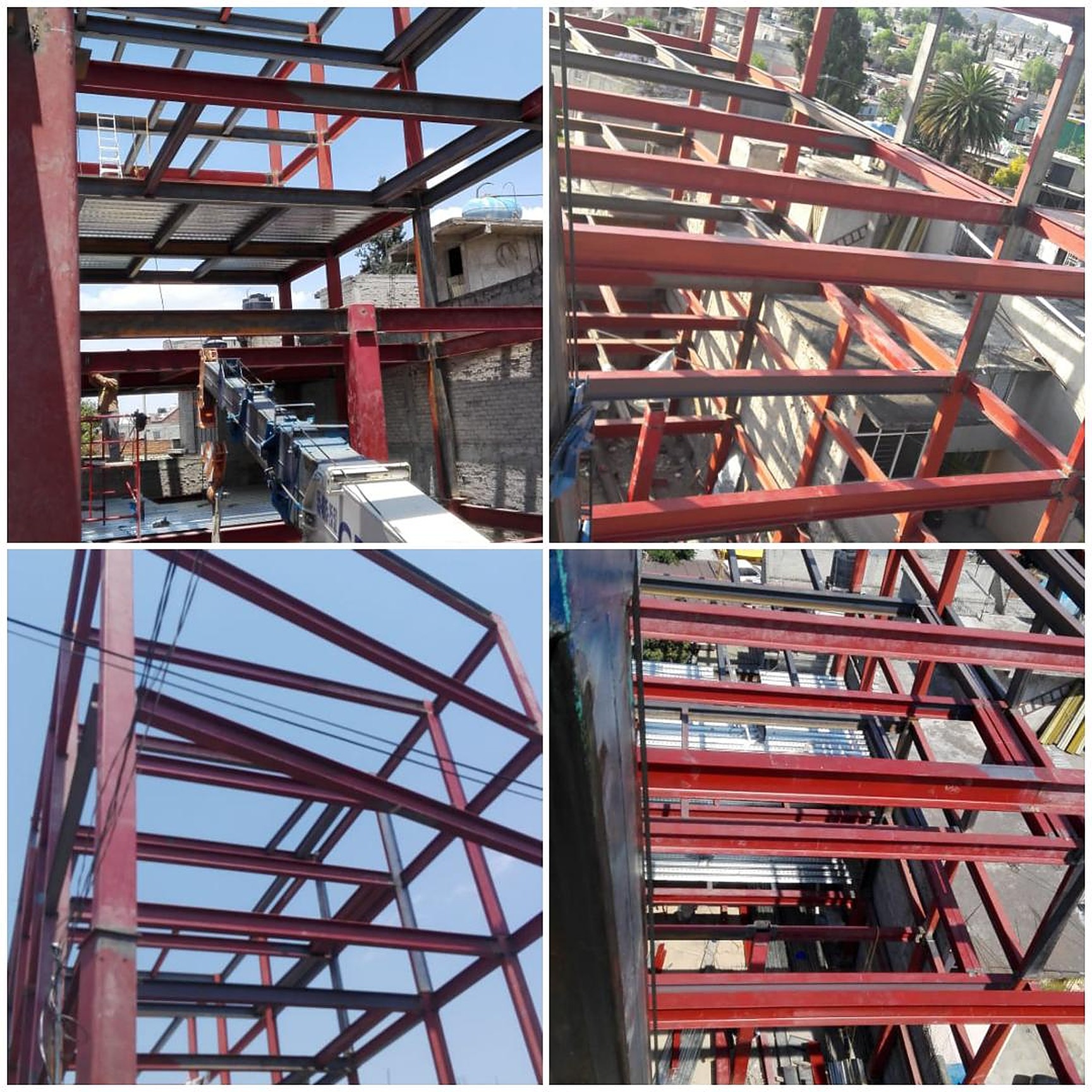 Edificio urbano — estructuras de acero CUMISA