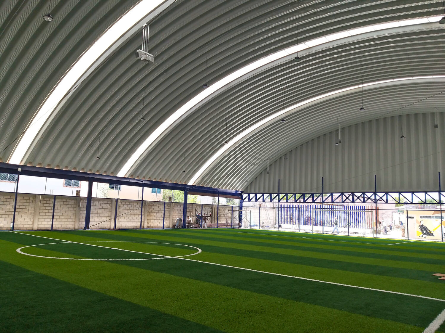 Cancha de fútbol rápido techada — Tlahuelilpan, Hidalgo
